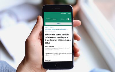 Artículo: “El cuidado como cambio mínimo necesario para transformar el sistema de salud”