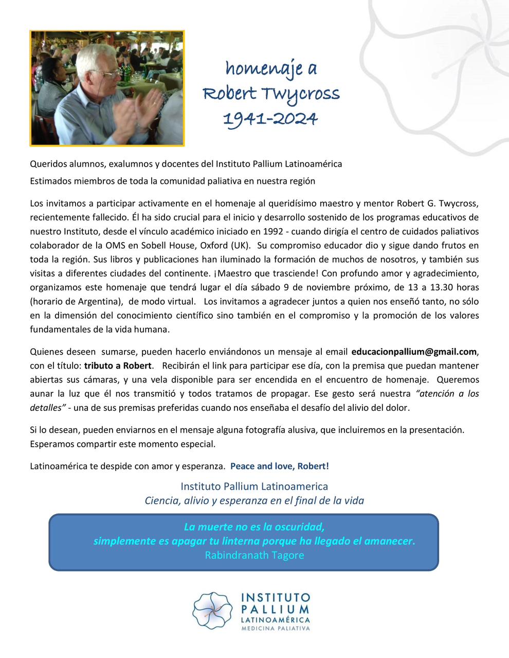 tributo a robert